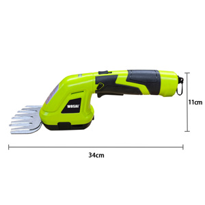 Wosai Draagbare Lichtgewicht Elektrische Hedge Struikgewas Trimmer Struikschaar Handheld Grassnijder Draadloze Shrubber - Product Image 5