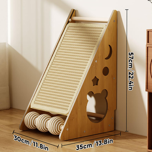 Wear Resistant No Shedding Anti Scratching <b>Cat</b> Scratching Post Durable Interactive Toy for <b>Cats</b> Indoor Outdoor Use - Product Image 2