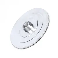 Supports de ponçage pour disques de 3/4 pouces, base en aluminium M14 M10, patins de polissage diamantés résistants à l'usure, auto-adhésifs à boucles et crochets pour diverses applications