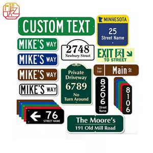 Letrero de Dirección de Calle con Película Reflectante, Señal de Seguridad Vial, Tamaño Personalizado, <span class=keywords><strong>Metal</strong></span> Americano, Aluminio, Ingeniería de Reflexión de Grado - Product Image 1