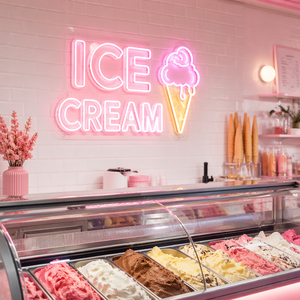 Letreros de Neón LED Personalizados para Bares de Cerveza, Publicidad de Helados, Decoración de Pared con Diseños Animados, Letreros Luminosos Flexibles - Product Image 1