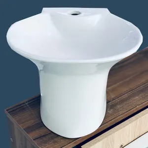 Wudu istasyonu lavabo mutfak ürünü dekor yarı lavabo modern hung sıhhi kaide sanat tasarım sıhhi taşınabilir el lavabo