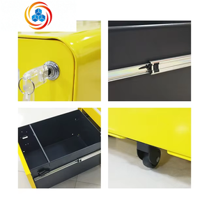 Meuble de classement mobile à 2 tiroirs avec tiroirs verrouillables et roulettes pour l'organisation de bureau - Product Image 3