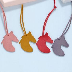 Arabian Horse Faux Leather Charm Bag Charm Pendants PU Leather Horse Pendant Cute Horse-Shaped Pendant Family Festivals <b>Gifts</b> - Product Image 4