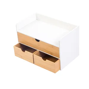 2 Layers Storage Drawers Sundries Drawer Storage Box Organizer Makeup Stackable Storage Drawers