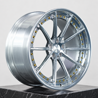 Jantes forgées en 2 parties de 17, 18, 19, 20, 21, 22, 24 pouces pour voitures particulières, 5x120, 5x112, 5x114.3, pour Mercedes/BMW/Audi/Porsche