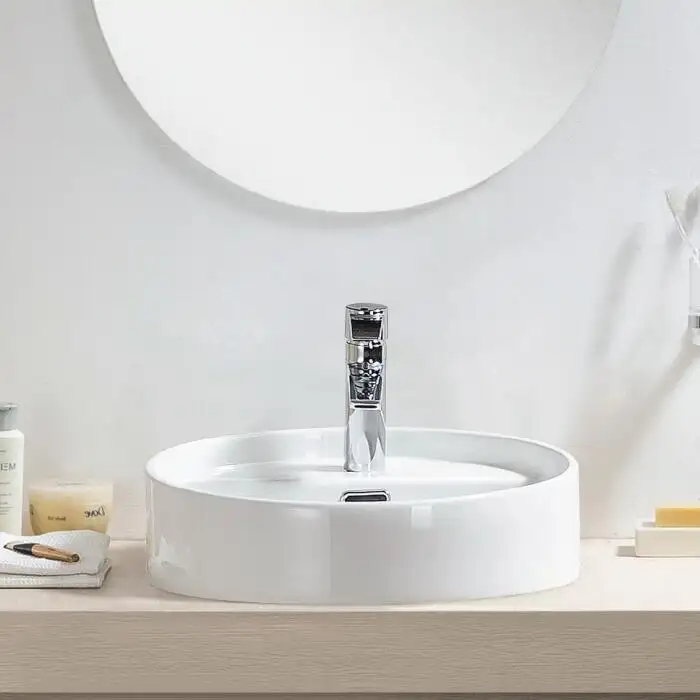 Louça sanitária bacia cerâmica Gota na bacia Banheiro vaidade mão lavatório vaso pias sanitario