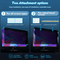 Película Protectora de Pantalla para Monitores de 24 y 27 Pulgadas, Filtro de Privacidad Anti-Espía para Computadoras de Escritorio y Portátiles, Precio de Fábrica