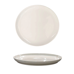 Piatto Piatto in Ceramica FONT LINE DIAMETRICO 27CM BEIGE - Product Image 1