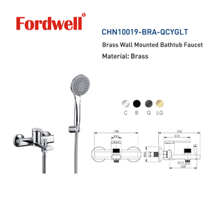 Design moderno <span class=keywords><strong>bagno</strong></span> in ottone montaggio a parete miscelatore <span class=keywords><strong>da</strong></span> <span class=keywords><strong>bagno</strong></span> rubinetti rubinetto <span class=keywords><strong>vasca</strong></span> cromata - Product Image 2