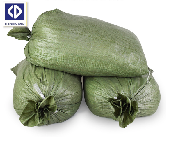 Empty PP Woven Polypropylene Biodegradable Recyclable Chicken Feed & Flour Bags 25kg 50kg 70kg Custom Logo