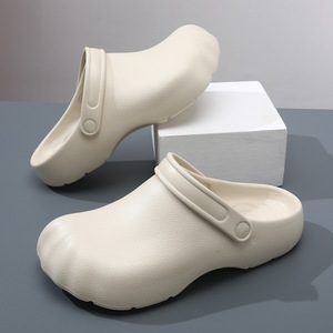 Men's <b>Clogs</b> Five Finger Cat Paw Closed Toe EVA Outsole Height Increasing 3cm Heel Summer Beach Wear - Product Image 1
