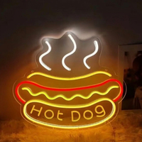 Letreros de Neón LED Acrílicos, Logotipo Personalizado, Texto Publicitario, Cartel para Promoción Comercial en Centros Comerciales