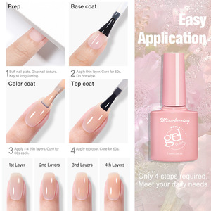 Vernis à ongles gel UV 20 couleurs 7,5 ml, gel soak-off professionnel, logo personnalisé, longue tenue, durcissement LED, fournitures de manucure et nail art - Product Image 3