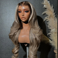 XZY Nueva Peluca Frontal de Encaje Suizo HD 13*4 Personalizada, Ondulada, Pelucas Frontales de Encaje 13x6 de Cabello Humano, Pelucas Frontales de Encaje Sin Pegamento