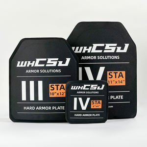 แผ่นเกราะ UHMWPE สำหรับเสื้อเกราะป้องกันตัว ระดับ III & IV สำหรับอุปกรณ์ทางยุทธวิธี แผ่นเซรามิกเสริมเพื่อความปลอดภัย - Product Image 1