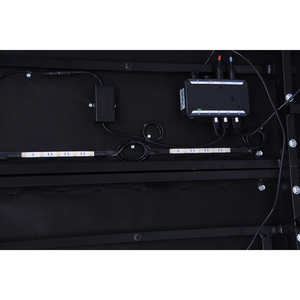 Cadre de lit ergonomique réglable avec soutien lombaire, massage du cou motorisé et contrôle par application, base de lit électrique intelligente à gravité zéro - Product Image 6
