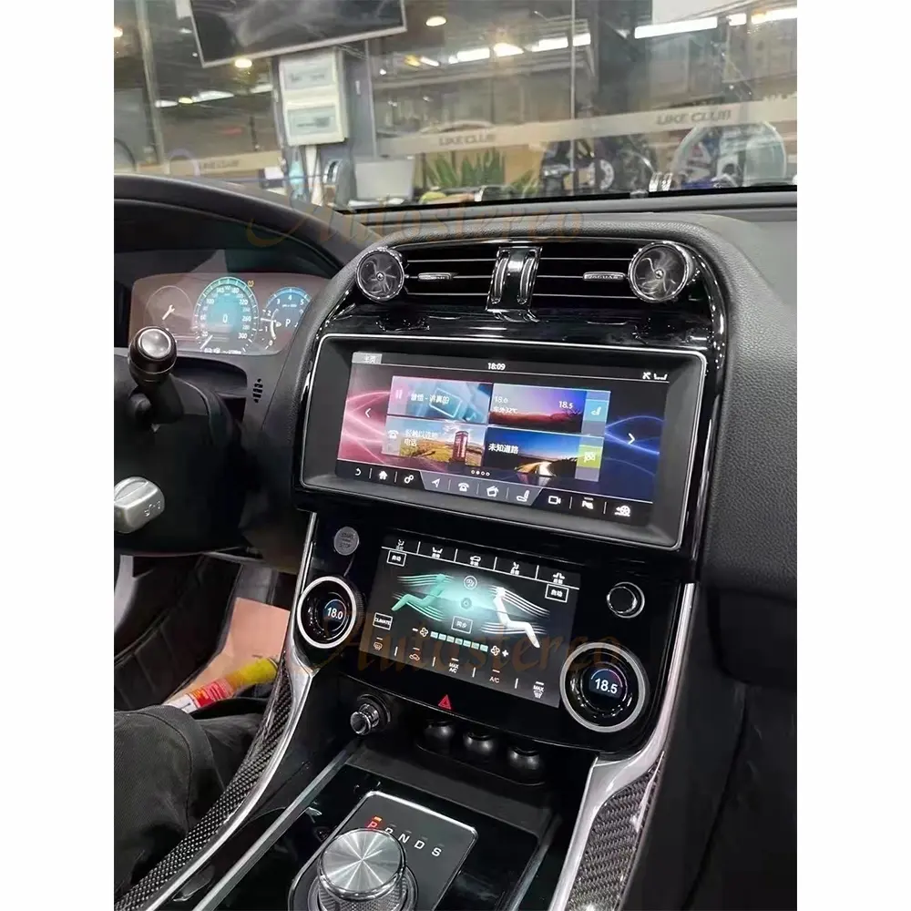 Android10 For Jaguar XE F-PACE 2016-2019 Carplay Car GPSナビゲーションヘッドユニットマルチメディアプレーヤーラジオテープレコーダーオートステレオ