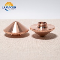 LUMOSLASER Einschichtige Metallschneiddüse D28 M11 H15 Kupfer D28-a Serie Laserdüse für Laserschneidkopf