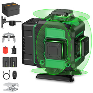 Niveau laser avec trépied, outil de mesure laser auto-nivelant 4 x 360°, niveau laser 16 lignes pour la construction, la rénovation de la maison - Product Image 2