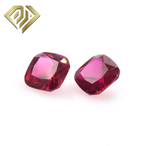 Giá bán buôn đệm cắt phòng thí nghiệm phát triển <span class=keywords><strong>Ruby</strong></span> đá quý #5 máu đỏ tổng hợp Corundum đối với trang sức - Product Image 3