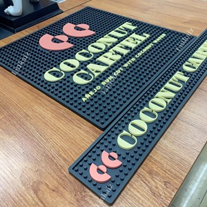 Tapis de bar en caoutchouc nitrile personnalisé, tapis anti-déversement pour bar, <span class=keywords><strong>moins</strong></span> <span class=keywords><strong>cher</strong></span>, personnalisé, écologique, antidérapant, tapis de bar personnalisé - Product Image 1