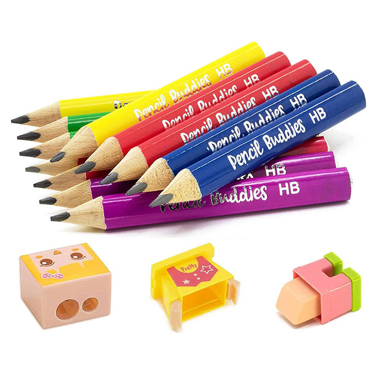 Factory Cheapest Triangle Pencils Customized Eco Friendly High Quality Kids  Drawing 2b HB Pencils Set for Japanese Children