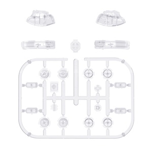 Botones de Repuesto Transparentes EXtremeRate DIY para JoyCon, Juego Completo de Botones para Nintendo Switch y Switch OLED - Product Image 2