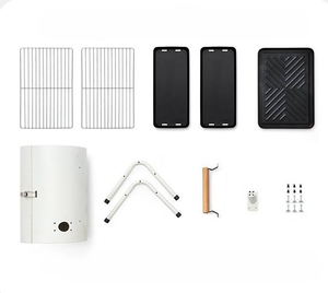 Family BBQ Portable Stainless Steel <strong>Charcoal</strong> <strong>Grill</strong> Flame Safety Device Folding Double-sided <strong>Mini</strong> Camping Picnic Outdoor 2-3 - Product Image 5