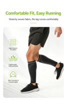 Manchon de compression respirant personnalisé avec logo, manchon de compression premium pour mollets, pour femmes et hommes