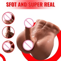 Jouet sexuel réaliste en forme de torse masculin pour femmes, pénis réaliste lesté de 11,4 lb avec rotation à 360° °   Quille pliable, expédition discrète