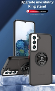 Funda para Teléfono Translúcida Mate para <span class=keywords><strong>Samsung</strong></span> Galaxy <span class=keywords><strong>S22</strong></span>, Funda Híbrida con Soporte para Coche para <span class=keywords><strong>Samsung</strong></span> <span class=keywords><strong>S22</strong></span> <span class=keywords><strong>Plus</strong></span> - Product Image 5