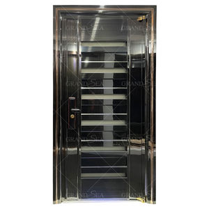 Hochwertige American Modern Hotel Villa Gewerbliche Außen sicherheit 304 Edelstahl tür - Product Image 4