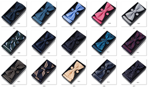 PBT01 Multi colori poliestere cravatte di seta <span class=keywords><strong>per</strong></span> le donne uomini Casual festa Jacquard <span class=keywords><strong>papillon</strong></span> <span class=keywords><strong>per</strong></span> matrimonio <span class=keywords><strong>camicia</strong></span> <span class=keywords><strong>papillon</strong></span> Set regalo - Product Image 5