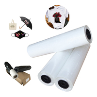 Papel de transferencia térmica, rollos de hojas de vinilo para ropa, película Dtf
