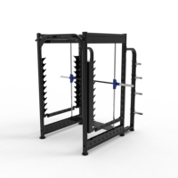 Máquina Smith Multifuncional 3D de Grado Profesional, Resistente, con Cable Crossover, Soporte para Sentadillas, Jaula de Potencia, Equipo de Fitness para el Hogar y Culturismo