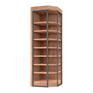 ชั้นวางสินค้าซุปเปอร์มาร์เก็ตแบบสองด้านอเนกประสงค์รุ่นใหม่ล่าสุด โครงสีน้ำเงินทันสมัย สำหรับจัดวางสินค้าในทางเดินเพื่อการจัดวางร้านค้าที่เหมาะสม - Product Image 3