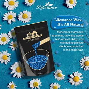 Perlas de Cera Caliente Indoloras Lifestance, Diseño de Logotipo Personalizado, Aroma a Aloe, Leche, Miel, Limón y Jazmín, Cera Depilatoria Dura Sin Resina - Product Image 2