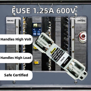 FNQ-R-1 para Fusibles de Alto Voltaje, Fusibles de Cartucho Cerámicos de Clase FNQ-R-1-1/4, 1.25A-30A, 600V, Alta Capacidad de Ruptura - Product Image 4