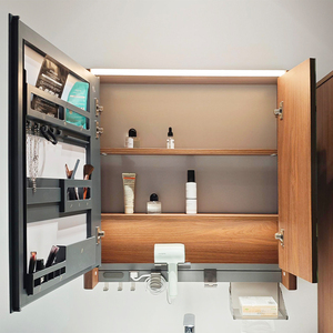 Bathroom Vanities Home Remodeling Vanity with Modern Luxury Bathroom Furniture Vanitiesre <b>Cabinet</b> Set Interior Design Idea - Product Image 3
