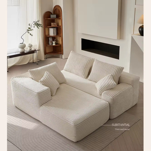 Modern Modular <b>Square</b> Convertible Sofa Bed Set for Apartment Hotel Mall Use - Product Image 1