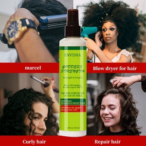 OEM <span class=keywords><strong>Spray</strong></span> <span class=keywords><strong>afro</strong></span> longue durée apaisant <span class=keywords><strong>hydratant</strong></span> protecteur de chaleur après-shampoing avec mise en bouche pour <span class=keywords><strong>cheveux</strong></span> naturels bouclés et ondulés - Product Image 2