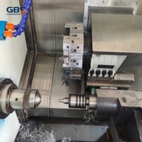 Tour CNC à lit incliné mini GD46-400 homologué CE, haute efficacité, précision 0,005 mm, pour bijouterie et dentisterie