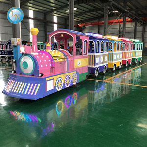 รถไฟไร้รางสำหรับบ้านและห้างสรรพสินค้าออกแบบมาอย่างดีสำหรับสวนสนุกนักท่องเที่ยวเที่ยวชมสถานที่โดยตรง - Product Image 3