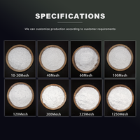 Poudre de mica synthétique blanche professionnelle ultra fine, fluorophlogopite synthétique pour ingrédients cosmétiques et usage en laboratoire