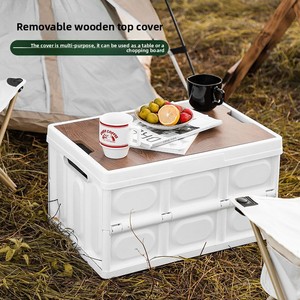 Caja de Almacenamiento Rectangular de Plástico para Exteriores, Organizador Plegable para Maletero de Coche, Caja de Almacenamiento Portátil para <span class=keywords><strong>Juguetes</strong></span> - Product Image 4