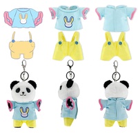 Collection universelle assise debout en peluche poupée Designer vêtements accessoires dessin animé jouet vêtements fabriqués séparément