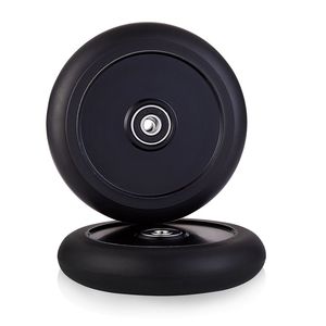 <span class=keywords><strong>Trottinette</strong></span> <span class=keywords><strong>freestyle</strong></span> pro Spaceflip 130 mm 30 mm noire AL6061-T6 à noyau creux 88A PU légère de haute qualité pour enfants - Product Image 1