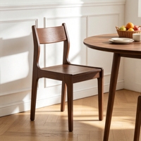 Fabricante de Sillas de Comedor de Madera de Boj Sólido, Venta al por Mayor, Carga en Contenedor, OEM, Personalizado, MOQ Bajo, Respaldo Curvo Minimalista