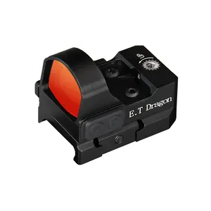 Matériau supérieur Batterie à montage latéral ouvert Red Dot Sight pour jeu facile à remplacer 2-0132